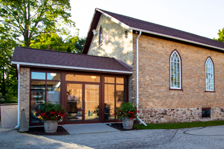 Hildebrand Schoolhouse Theatre St. Jacobs outside view